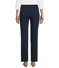 Allison Daley Petite Size Stretch Pull-On Straight Leg Pants