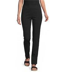 Allison Daley Petite Size Stretch Pull-On Straight Leg Pants