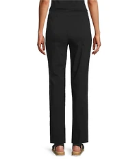 Allison Daley Petite Size Stretch Pull-On Straight Leg Pants