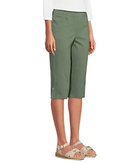 Allison Daley Petite Size Tech Stretch Pull-On Skimmer Pants