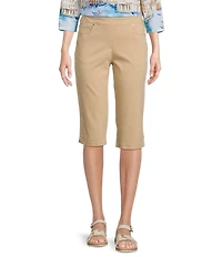 Allison Daley Petite Size Tech Stretch Pull-On Skimmer Pants