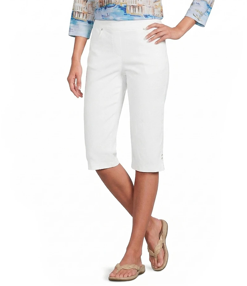 Allison Daley Petite Size Tech Stretch Pull-On Skimmer Pants