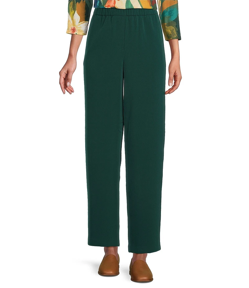 Allison Daley Pine Grove Pull-On Straight Leg Pants
