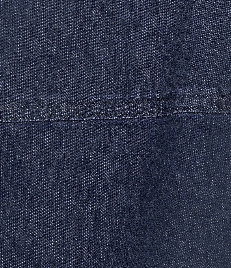Allison Daley Plus Size Embroidery Detail Long Sleeve Button Front Point Collar Stretch Denim Jacket
