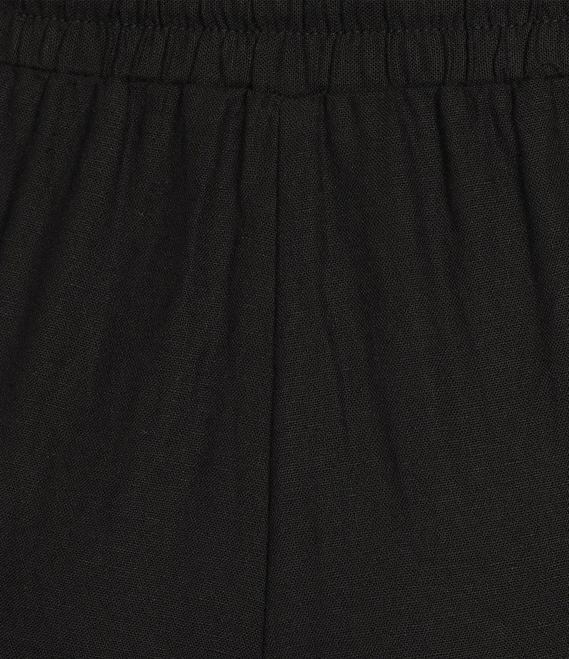 Allison Daley Plus Size Linen Blend Pull-On Capri Pants