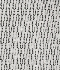 Allison Daley Plus Size Metallic Snow White Black 3/4 Sleeve Crew Neck Knit Top