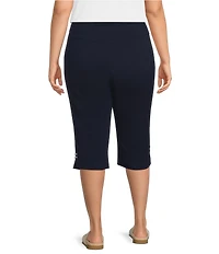 Allison Daley Plus Size Tech Stretch Pull-On Skimmer Pants