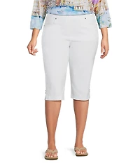 Allison Daley Plus Size Tech Stretch Pull-On Skimmer Pants