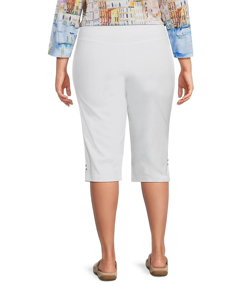 Allison Daley Plus Size Tech Stretch Pull-On Skimmer Pants