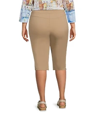 Allison Daley Plus Size Tech Stretch Pull-On Skimmer Pants