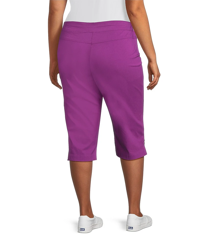 Allison Daley Plus Size Tech Stretch Pull-On Skimmer Pants