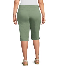 Allison Daley Plus Size Tech Stretch Pull-On Skimmer Pants