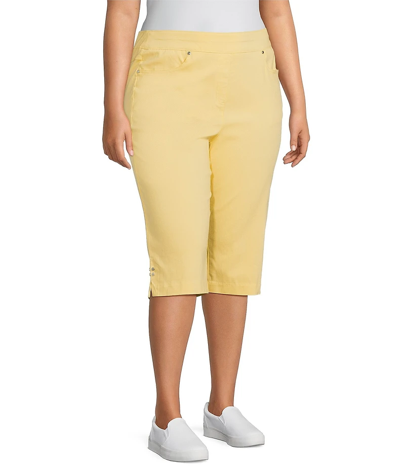 Allison Daley Plus Size Tech Stretch Pull-On Skimmer Pants