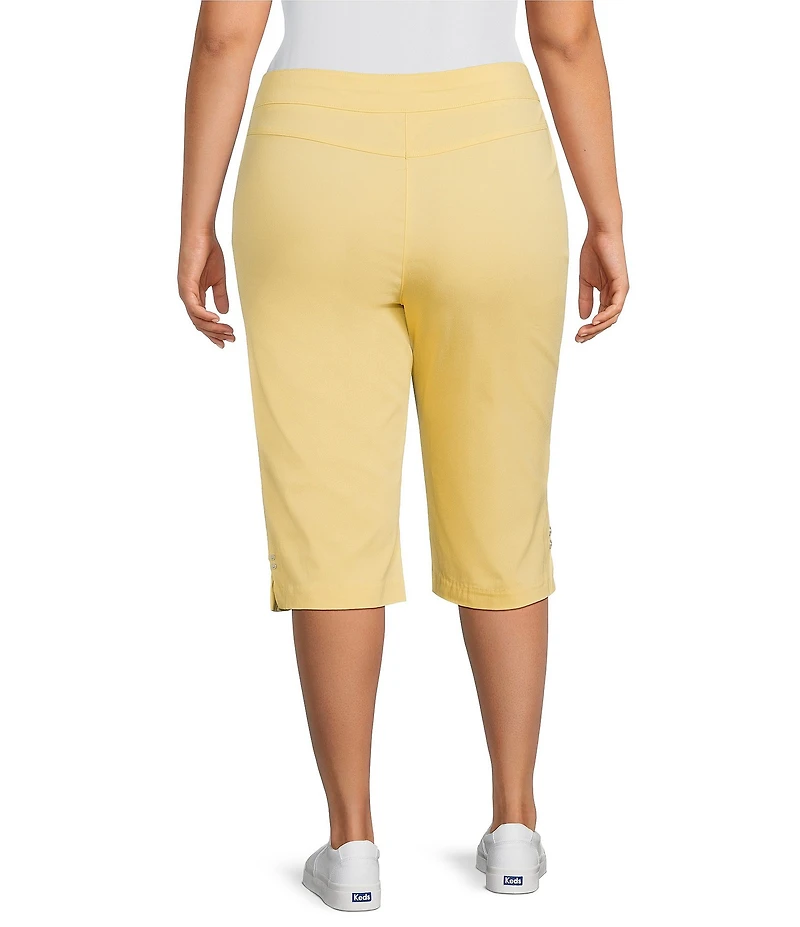 Allison Daley Plus Size Tech Stretch Pull-On Skimmer Pants