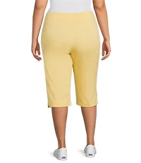 Allison Daley Plus Size Tech Stretch Pull-On Skimmer Pants
