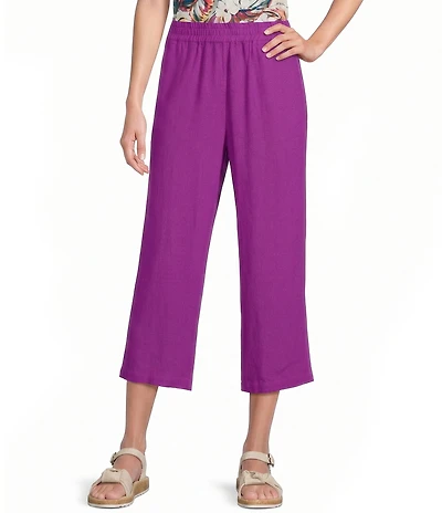 Allison Daley Pull-On Soft Crop Pants