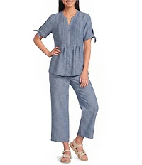 Allison Daley Pull-On Soft Crop Pants