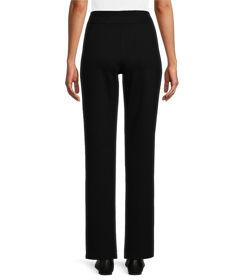Allison Daley Pull-On Straight Leg Ponte Pants