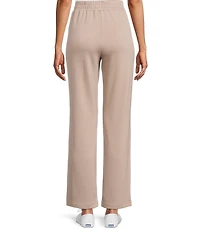 Allison Daley Pull-On Waist Straight Leg Knit Pants