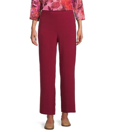 Allison Daley Rhubarb Pull-On Straight Leg Soft Pants