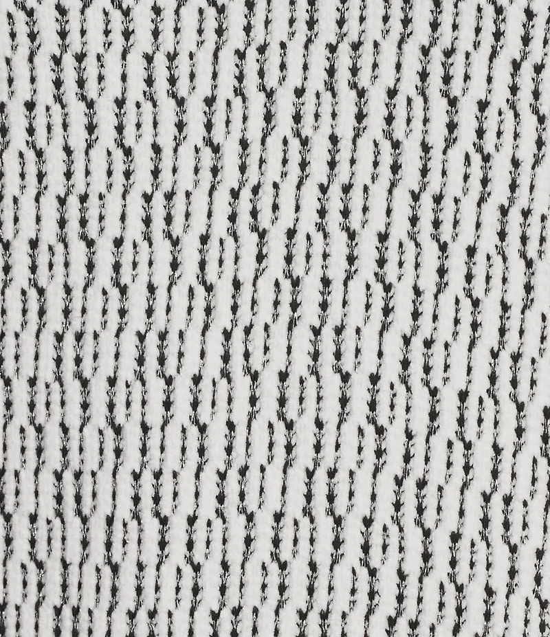 Allison Daley Metallic Chenille 3/4 Sleeve Crew Neck Knit Top