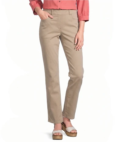Allison Daley Straight Leg Pull-On Chino Pants