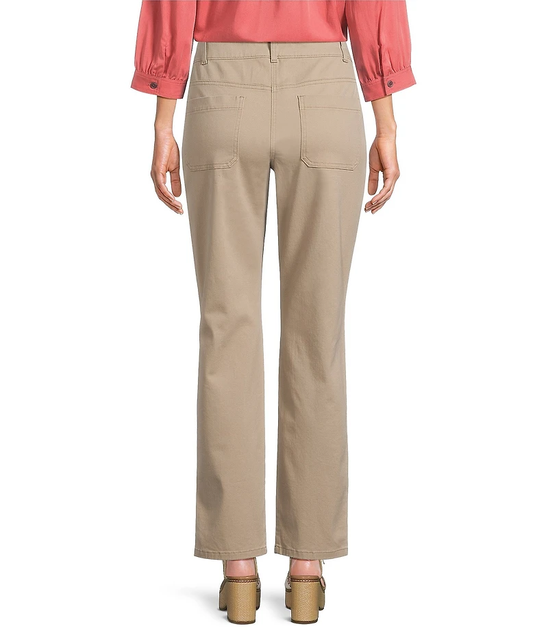 Allison Daley Straight Leg Pull-On Chino Pants