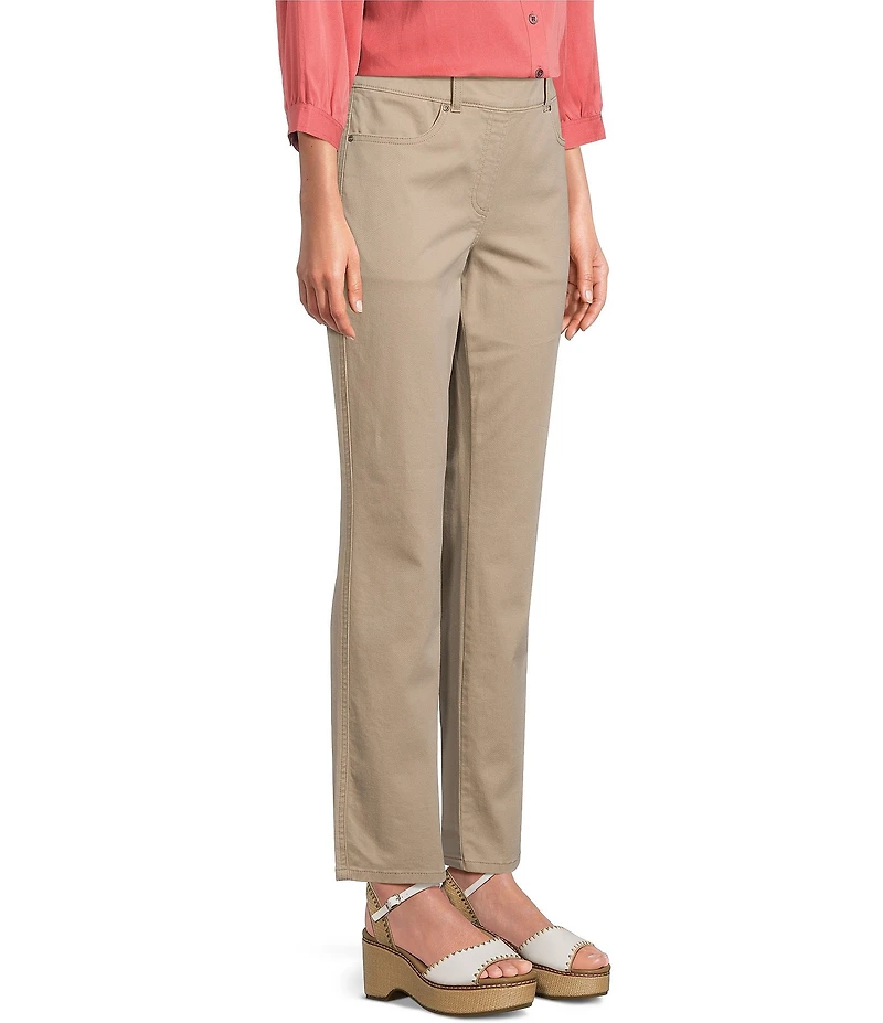 Allison Daley Straight Leg Pull-On Chino Pants