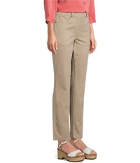 Allison Daley Straight Leg Pull-On Chino Pants