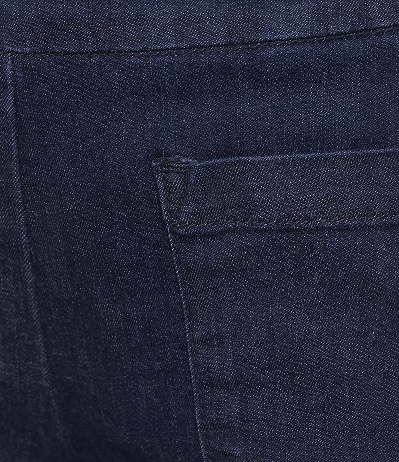 Allison Daley Stretch Denim Elastic Waist Pull-On Wide Leg Crop Pants
