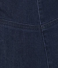 Allison Daley Stretch Denim Pull-On Skimmer Pants
