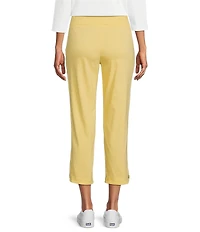 Allison Daley Stretch Pull-On Straight Leg Crop Pants