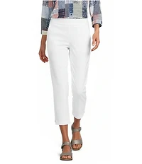 Allison Daley Stretch Pull-On Straight Leg Crop Pants