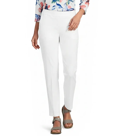 Allison Daley Stretch Pull-On Straight Leg Pants
