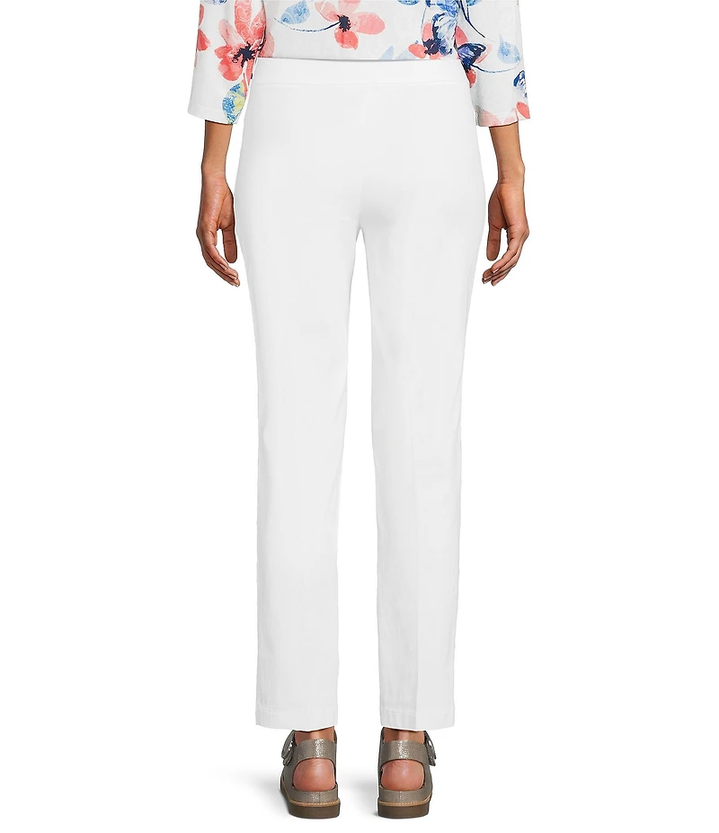 Allison Daley Stretch Pull-On Straight Leg Pants