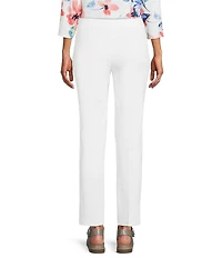 Allison Daley Stretch Pull-On Straight Leg Pants