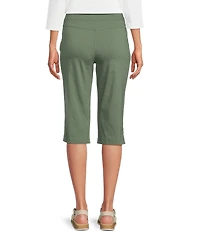 Allison Daley Tech Stretch Pull-On Skimmer Pants