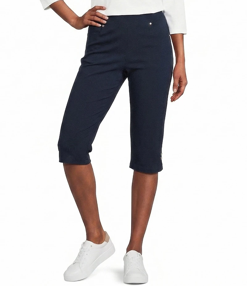 Allison Daley Tech Stretch Pull-On Skimmer Pants