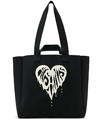 ALLSAINTS Izzy Heart Tote Bag