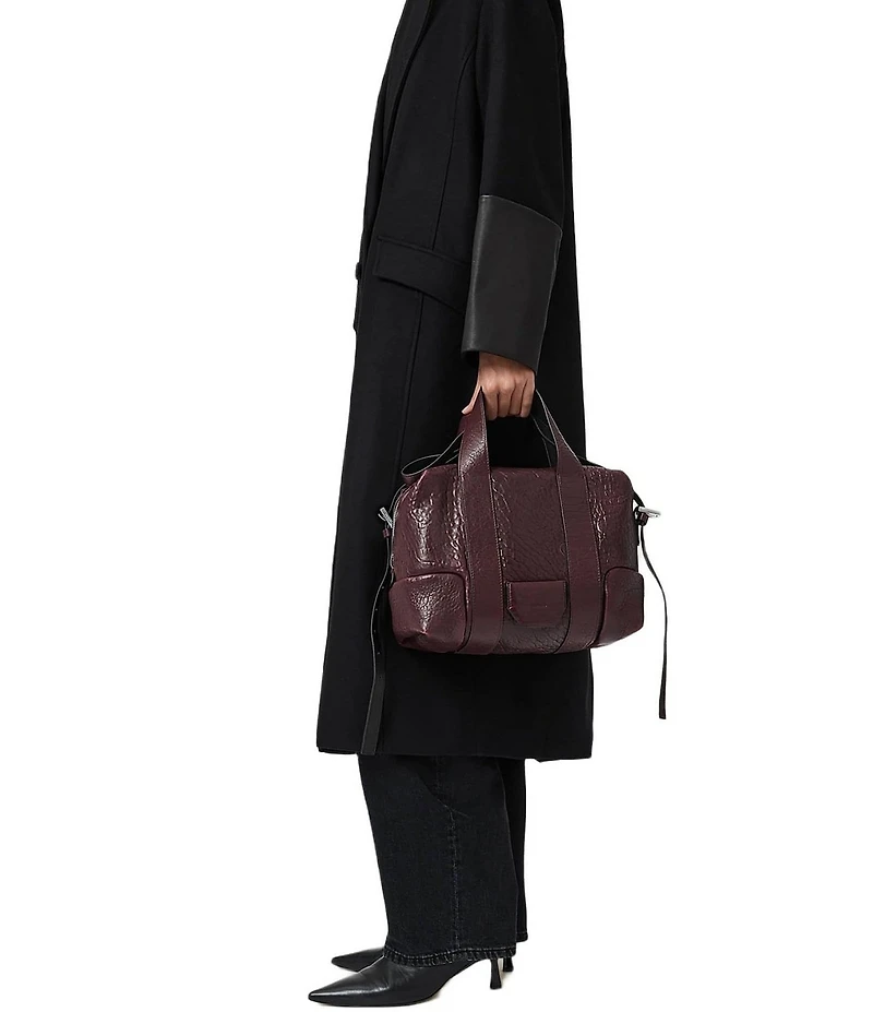 ALLSAINTS Ares Grain Compact Satchel Bag