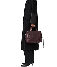 ALLSAINTS Ares Grain Compact Satchel Bag