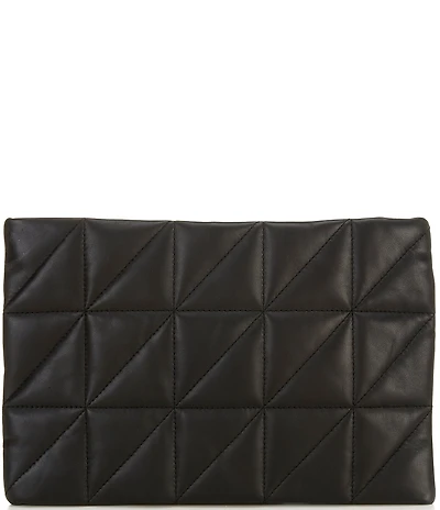 ALLSAINTS Bettina Quilted Leather Clutch Bag