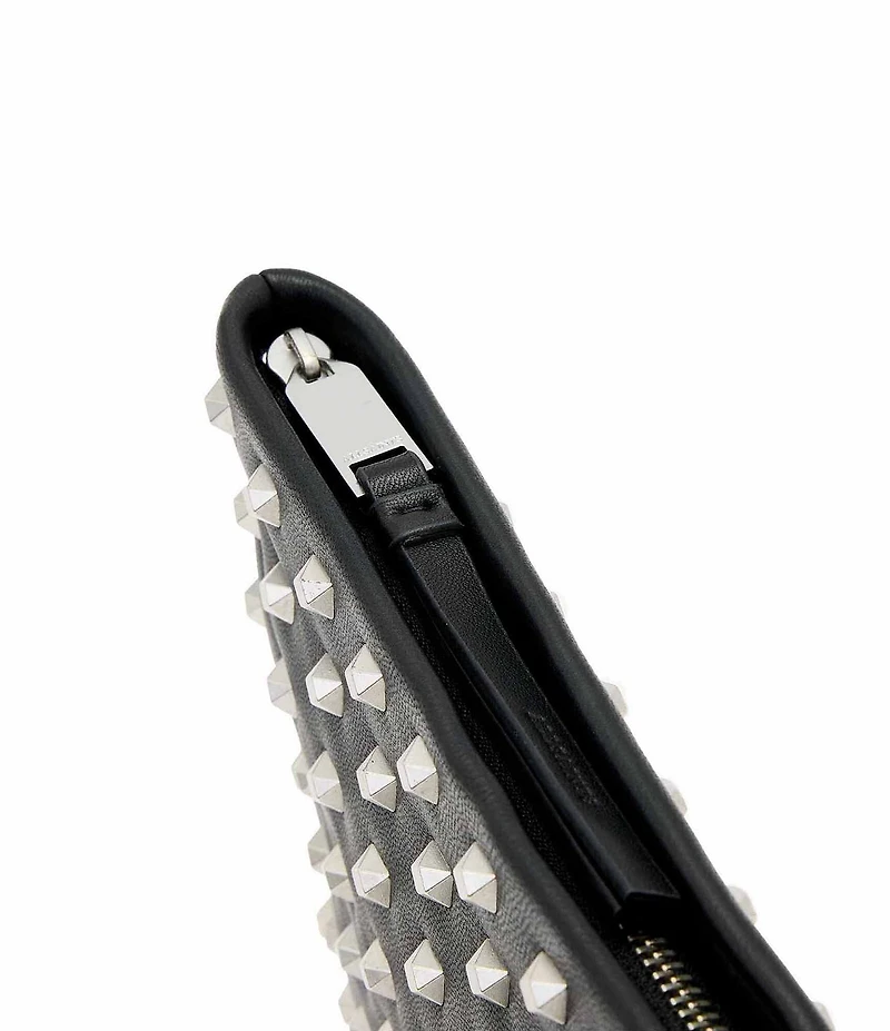 ALLSAINTS Bettina Studded Leather Clutch