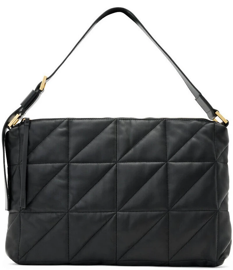 ALLSAINTS Edbury Quilted Leather Shoulder Bag