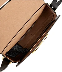 ALLSAINTS Etta Leather Flap Crossbody Bag