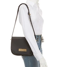 ALLSAINTS Etta Leather Flap Shoulder Bag