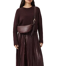 ALLSAINTS Luna Slouchy Leather Crossbody Bag