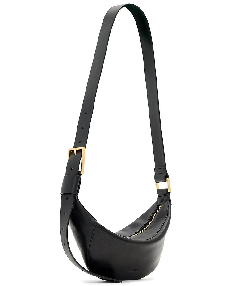 ALLSAINTS Luna Slouchy Leather Crossbody Bag