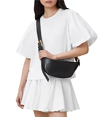 ALLSAINTS Luna Slouchy Leather Crossbody Bag