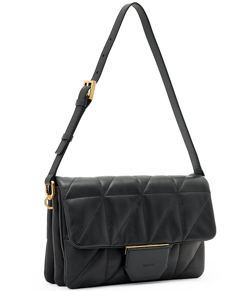 ALLSAINTS Ondine Quilted Leather Shoulder Bag